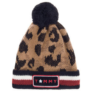 Tommy Hilfiger dámská čepice s leopardím vzorem - OS (909)